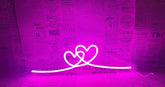 Couple Heart Neon Sign 💞💕❤️