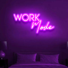 Work Mode Neon Sign