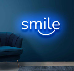Smile Neon Sign