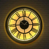 Premium Roman Vintage Neon Clock