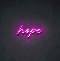 Neon Light Hope Sign - Embrace Positivity with Hope Neon Sign