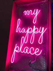 My Happy Place Neon Sign π