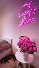 My Happy Place Neon Sign π