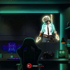 PUBG Popular Gaming UV Neon Sign ๐ฎ โ Level Up Your Gaming Space!