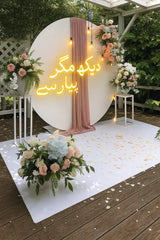“Dekh Magar Pyar Se” Urdu Neon Sign – Wedding & Mehndi LED Backdrop