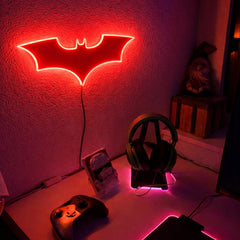 Neon Light Batman Sign - Embrace the Dark Knight with Neon Brilliance