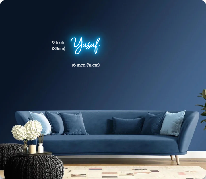 Yusuf Customized Neon Sign