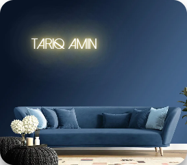 Tariq amin Customized Neon Sign