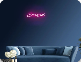 Shazad Customized Neon Sign