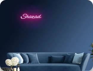 Shazad Customized Neon Sign