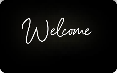 Welcome Customized Neon Sign