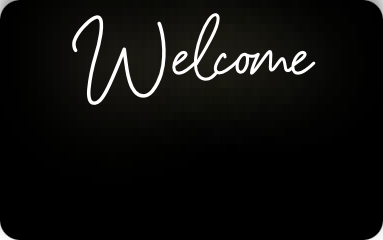 Welcome Customized Neon Sign