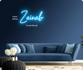 Zainab Customized Neon Sign
