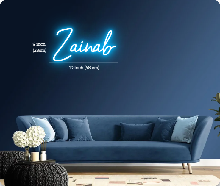 Zainab Customized Neon Sign