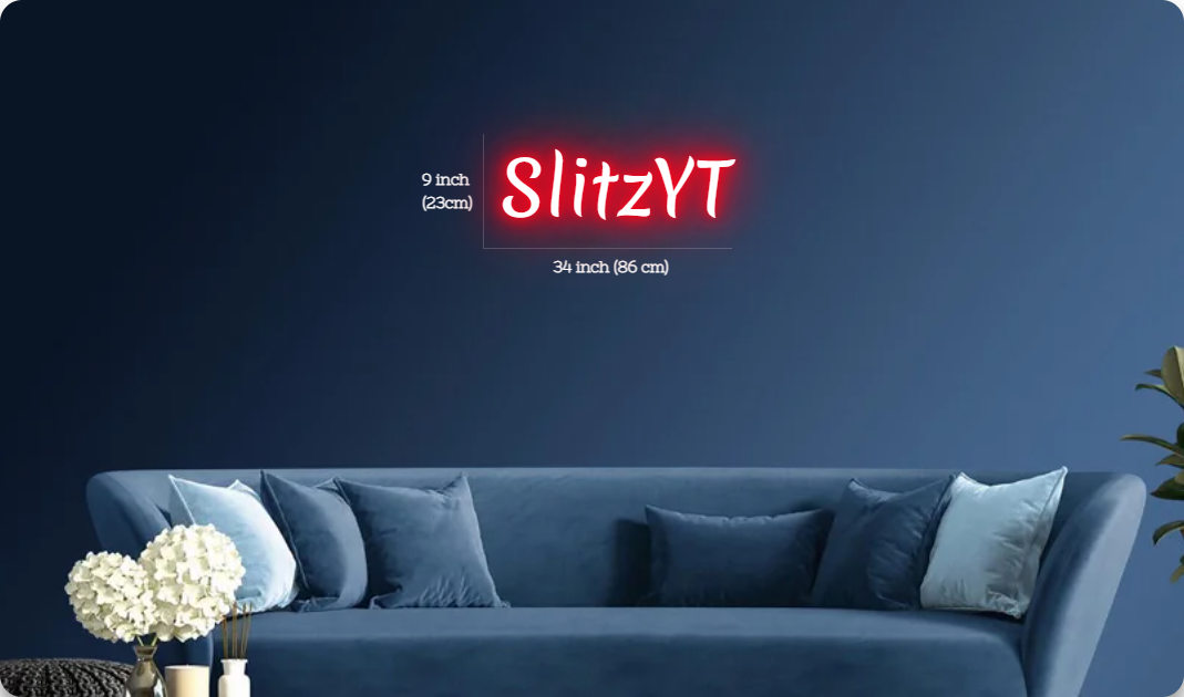 SlitzYT Customized Neon Sign
