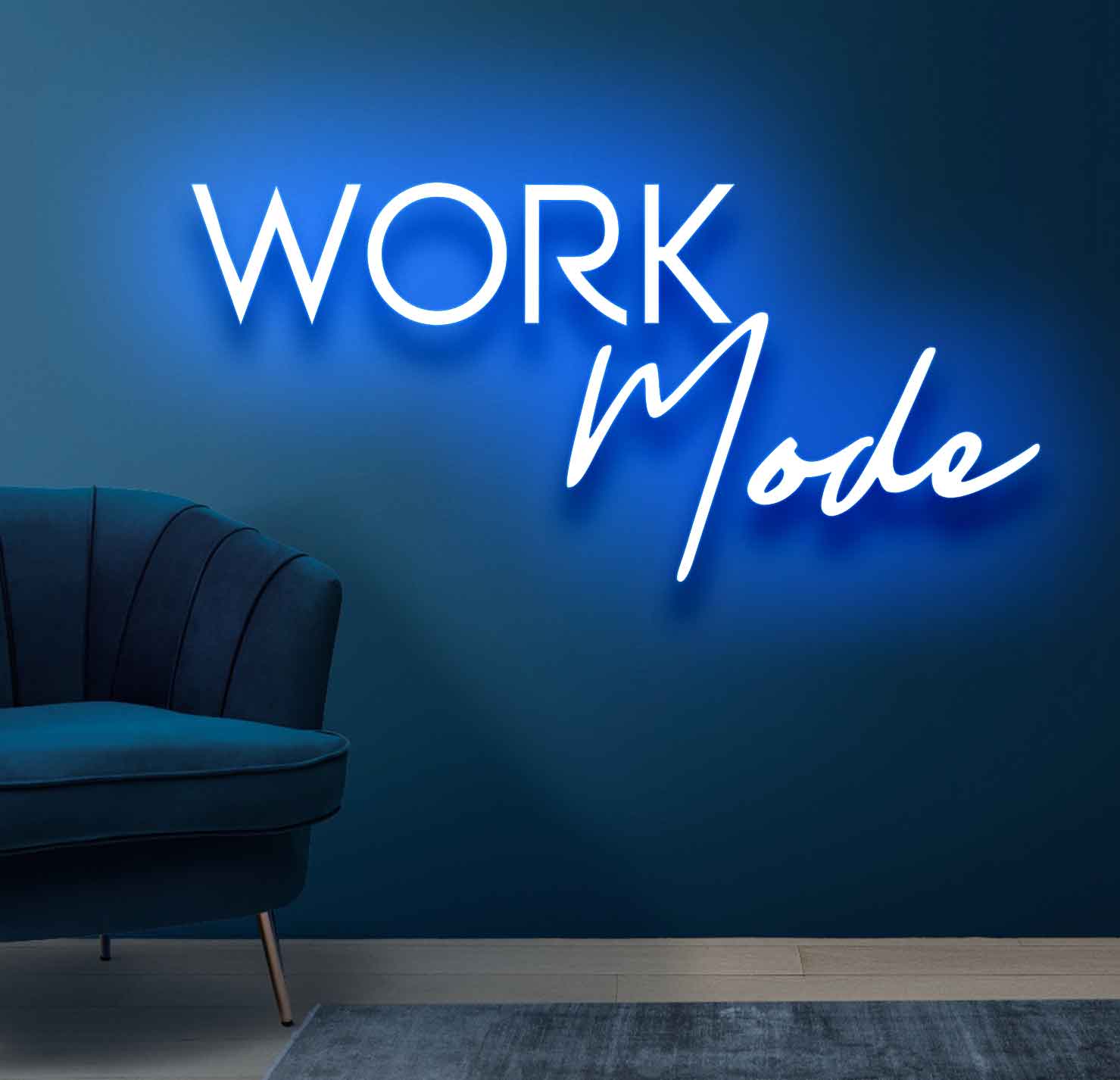 Work Mode Neon Sign