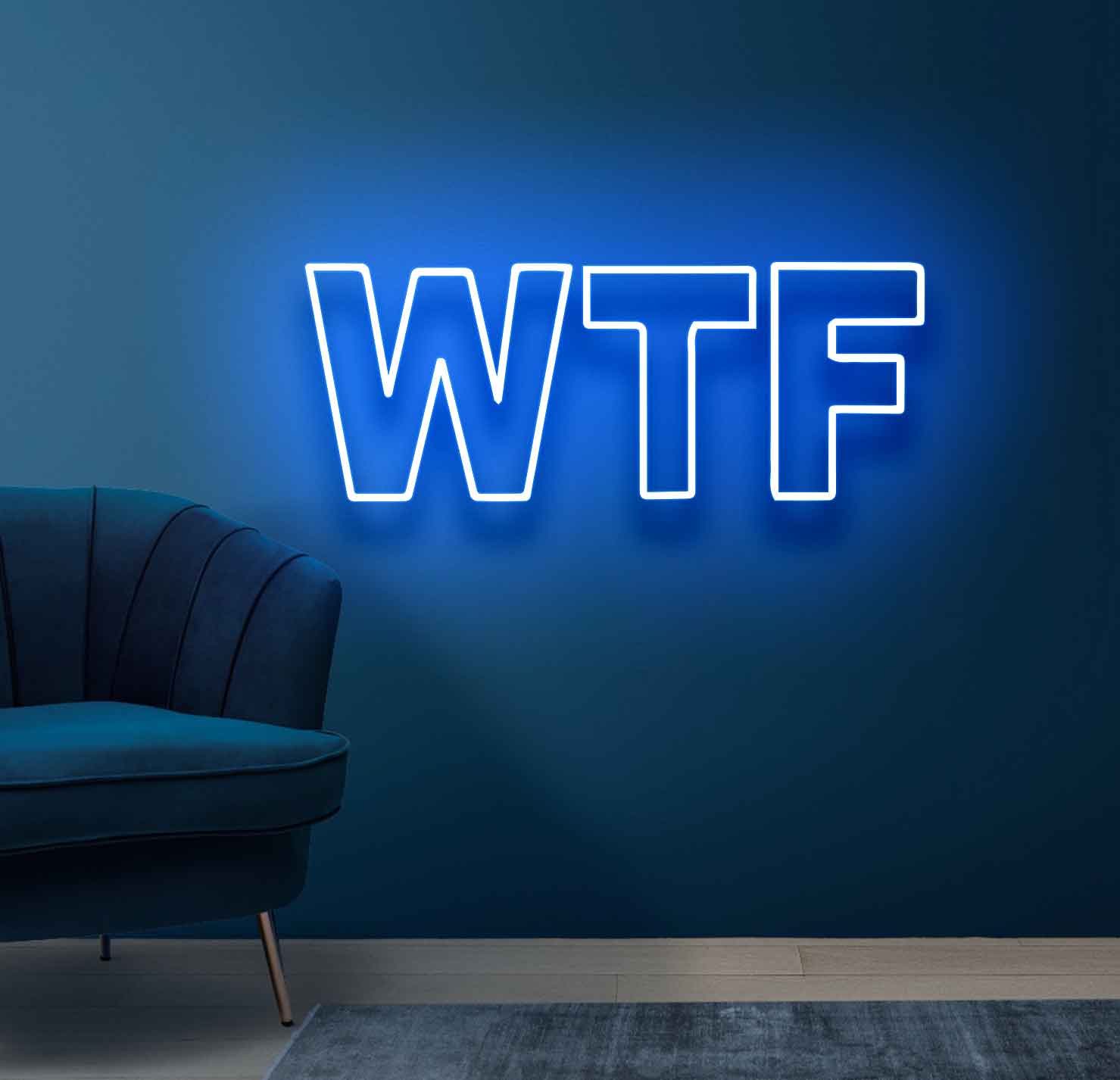 WTF* Neon Sign