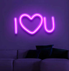 I ❤️ U Neon Sign