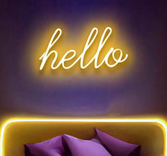 Hello Neon Sign - Neon Light