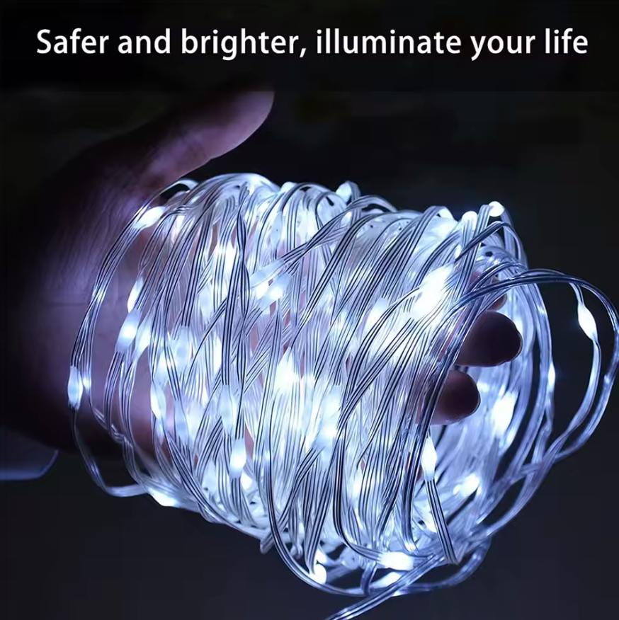 Smart Multicolor Fairy LED Lights – 10 Meters | Perfect for Indoor & Outdoor Decor