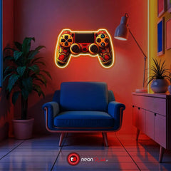 Game Console UV Neon Controller Light – Illuminate Your Play Zone!