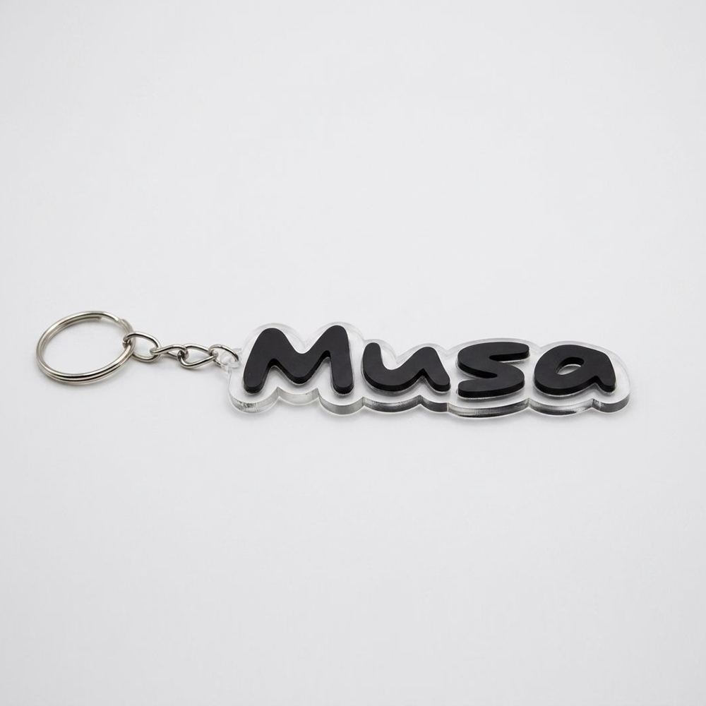 Custom Key Chain - White Background