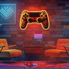 Game Console UV Neon Controller Light – Illuminate Your Play Zone!