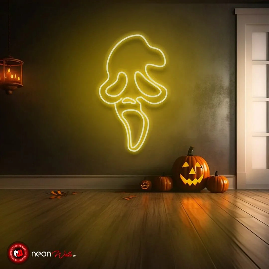Skull Horror Neon Sign - Scary Neon Lights