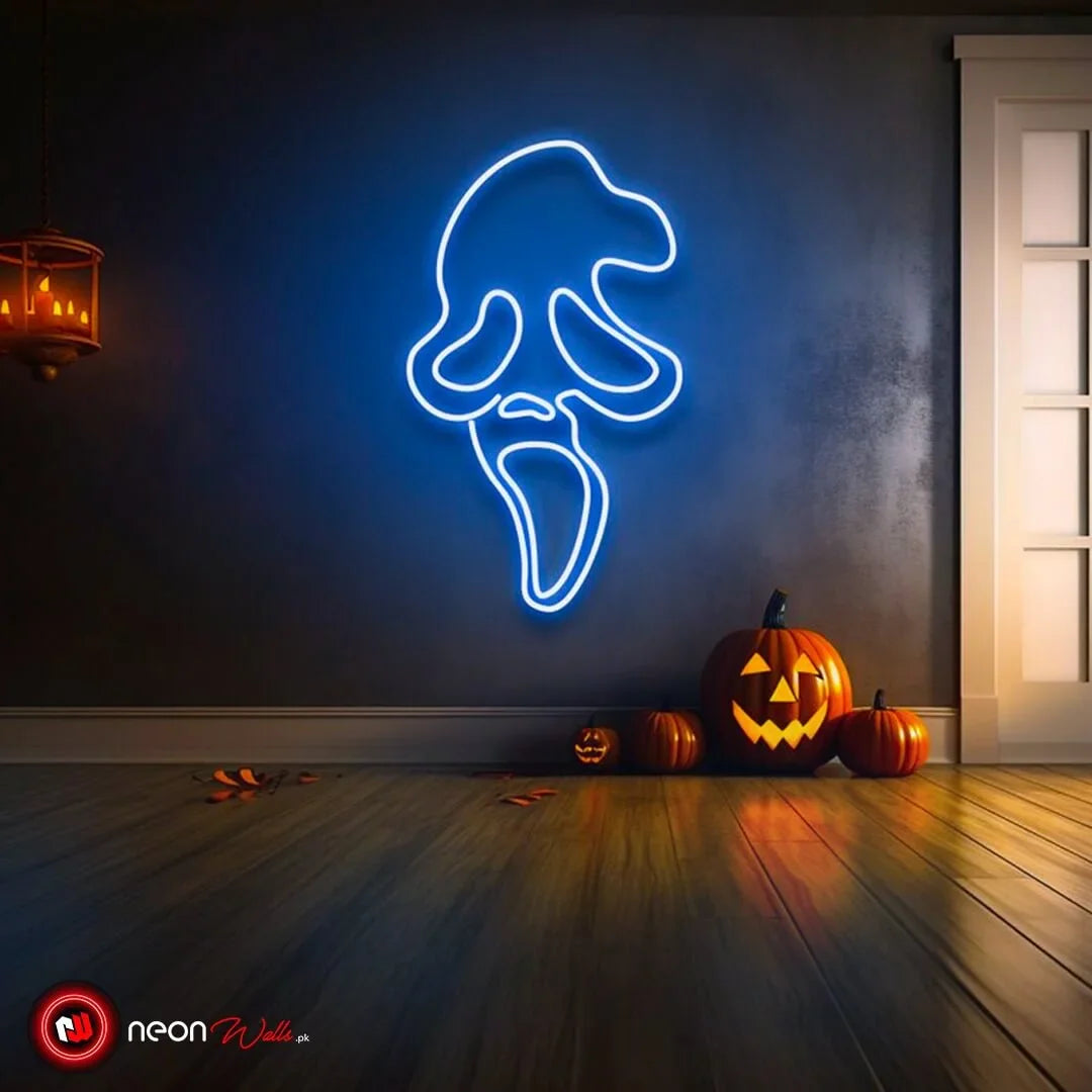 Skull Horror Neon Sign - Scary Neon Lights