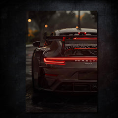 Porsche 911 GT3 RS | LED Neon Frame Poster (Large)