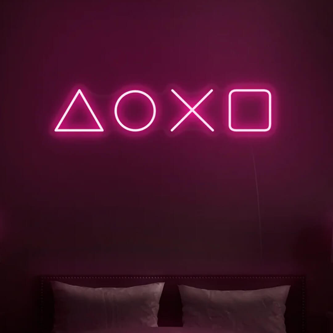 Gaming Console Buttons Squid Game Neon Sign - The Ultimate Fan Decor