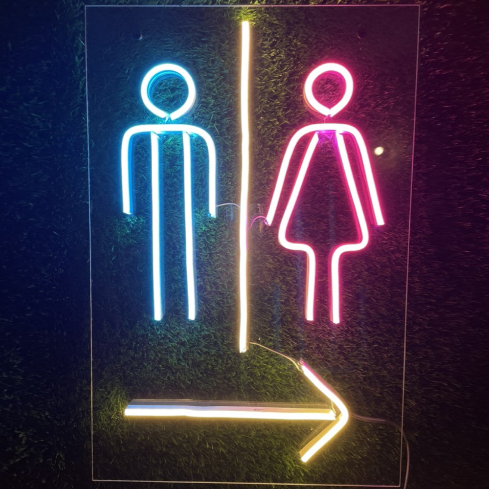 Washroom Neon Sign